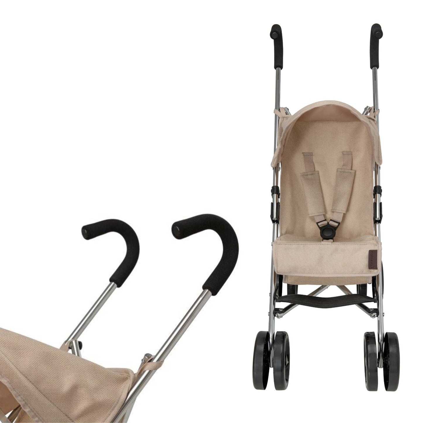 Celuna Premium Junior Dolls Stroller - Stone