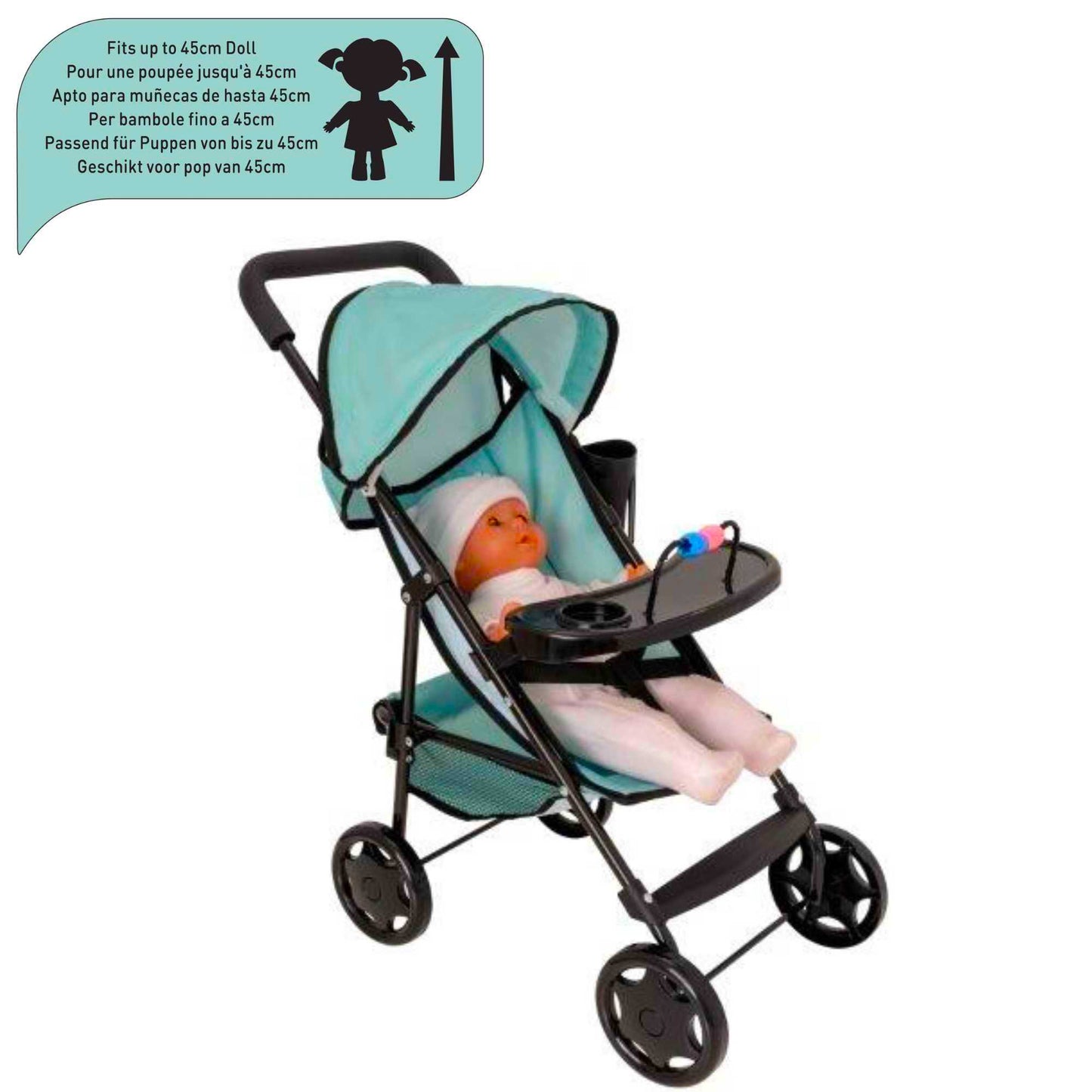Chicco Ulala Playtime Dolls Pushchair - Blue