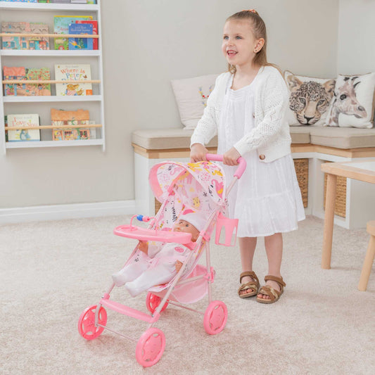BabyBoo Jungle Playtime Dolls Pushchair