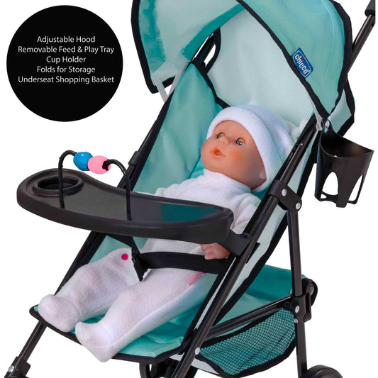 Chicco Ulala Playtime Dolls Pushchair - Blue